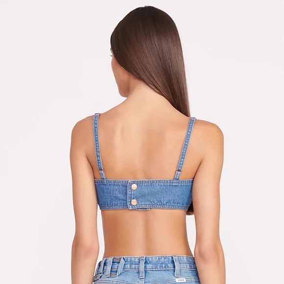 WRANGLER+STAUD JEAN BIKINI TOP - Picture 2 of 7